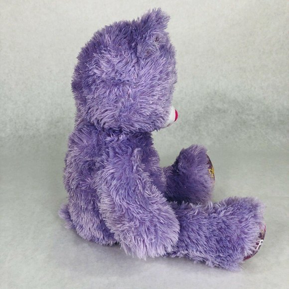 Build A Bear Frozen Princess Anna Purple Sparkle Disney Plush Toy Stuffed Animal - Picture 5 of 11